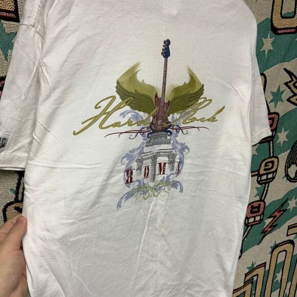 Vintage 90's‎ Hard Rock Cafe Roma-Rome Italy Shirt - Picture 3 of 7